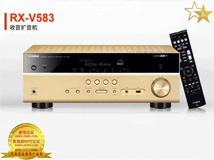 获奖信息：家电论坛与HD199论坛联手打造：2017-2018年度影音推荐产品奖